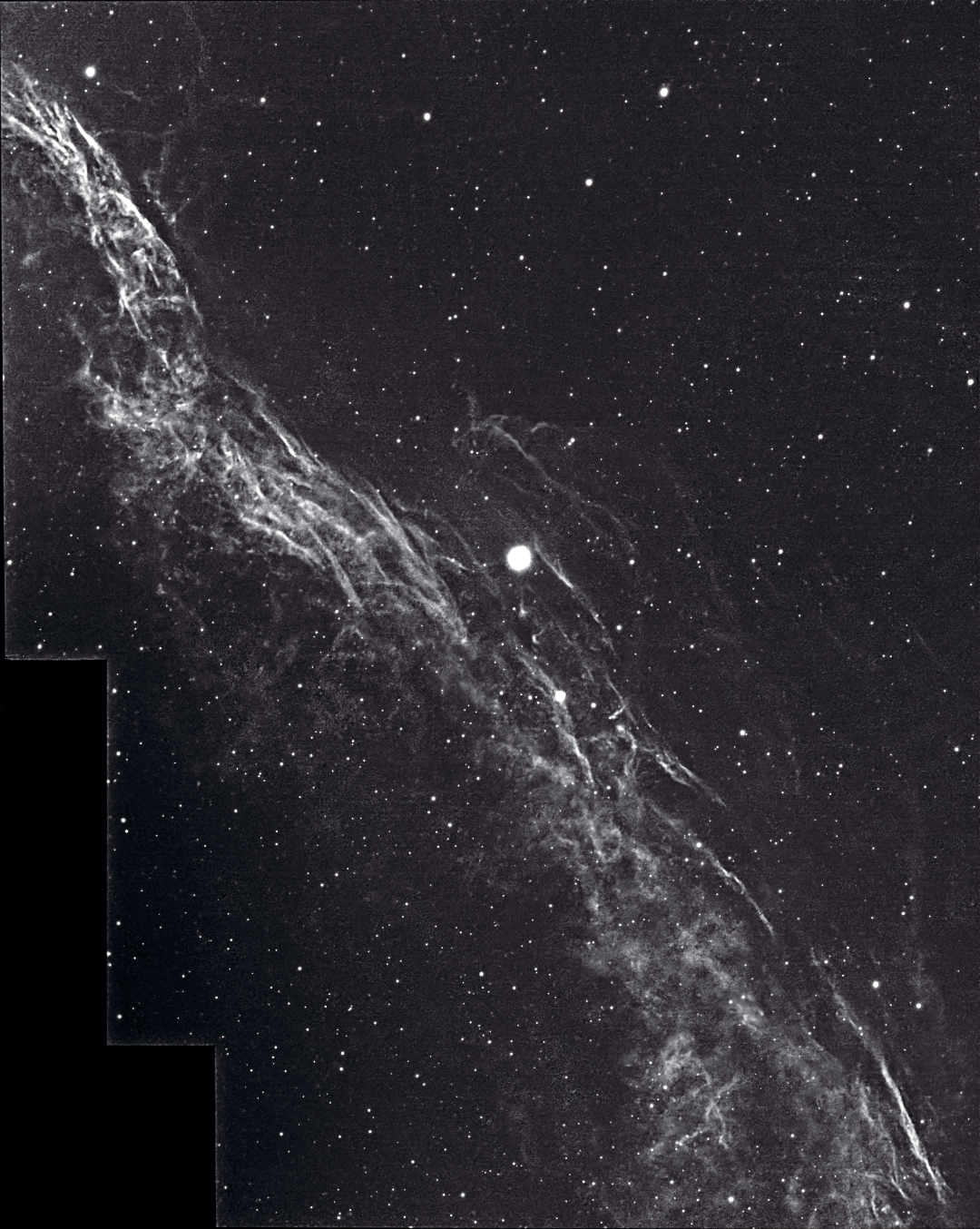 Western Veil Nebula mosaic image